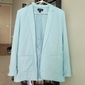 Forever21 baby blue blazer